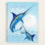 Planner Planer<br><div class="desc">Realistic illustration of a beautiful Marlin Fish Ocean Animal jumping out of ocean. Vector Art copyright BluedarkArt TheChameleonArt.</div>
