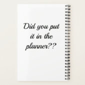 Planner Planer (Rückseite)