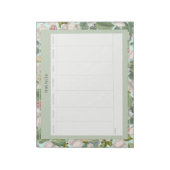 Planner semanal Magnolias Notizblock (Rotiert)