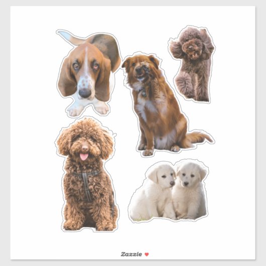 Planner Sticker Hunde (Blatt)