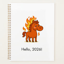 Planner with a red horse planer