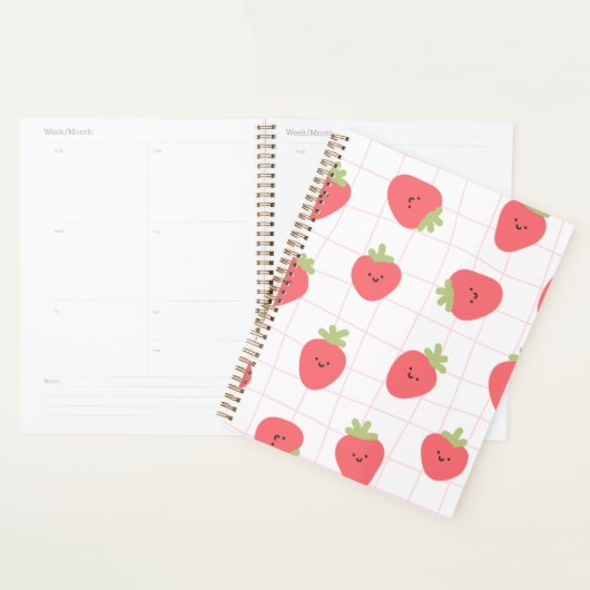 Planner with strawberry cute cover planer (Anzeige)
