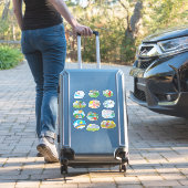 Planneraufkleber , Cartoon niedliche Kinderbekleid Aufkleber (Koffer Insitu)