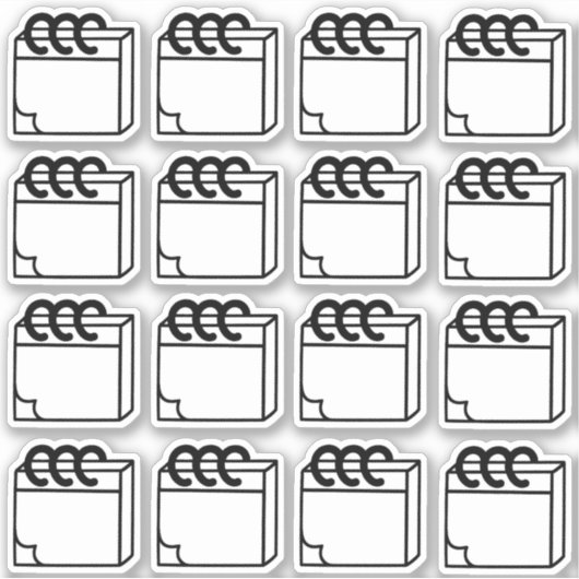 Plannerhinweise - Multipack Aufkleber (Vorderseite)
