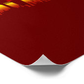 Plano Bicycle Association Firestarter-Logo Poster (Ecke)