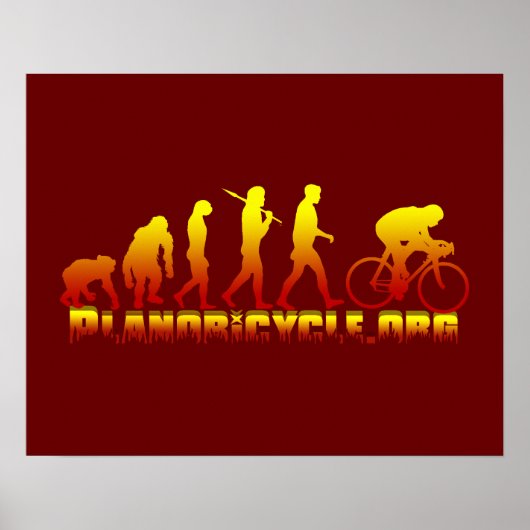 Plano Bicycle Association Firestarter-Logo Poster (Vorne)