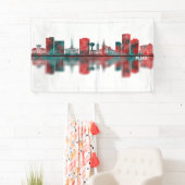 Plano Texas Skyline Banner (Insitu)