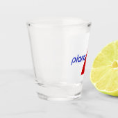 Plano (Texas) Stadtflagge Shot Glas (Links)