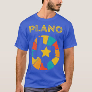 Plano Texas Vintag gestresstes Souvenir 1 T-Shirt