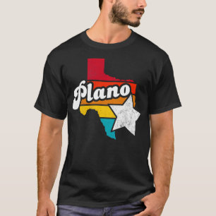 Plano Texas Vintag gestresstes Souvenir 2 T-Shirt