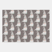 Planpapier aus Gnome, flach, Set von 3 Geschenkpapier Set (Vorderseite 2)