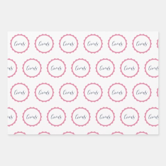 Planpapier für den Umschlag von 3 Sets Geschenkpapier Set (Vorderseite 2)