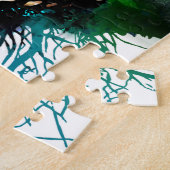 Planpuzzle des geschwungenen Landes V2 Puzzle (Seite)