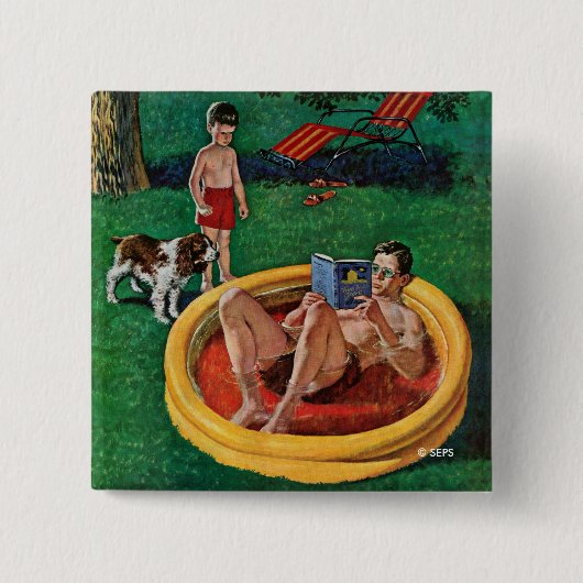 Planschbecken Button (Vorderseite)