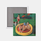 Planschbecken Magnet (Vorderseite/Rückseite)