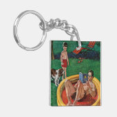 Planschbecken Schlüsselanhänger (Vorderseite links)