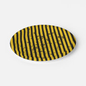 Planscheibe für Bauvorhaben Pappteller (Schrägansicht)