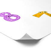 Planschild für die Uhr Poster (Ecke)