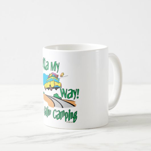 Planst du einen Camping-Trip Kaffeetasse (VorderseiteRechts)
