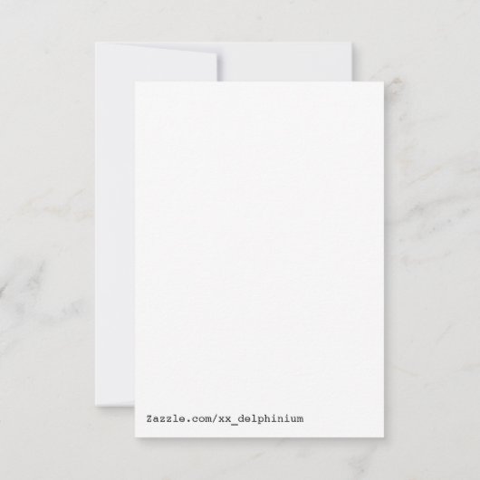 Plant Art Einladung (Rückseite)