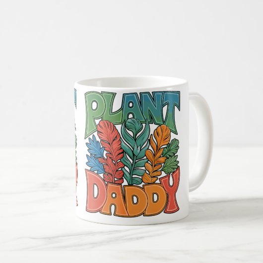 Plant Daddy Gardening Plants For Dad Gardener Kaffeetasse (VorderseiteRechts)