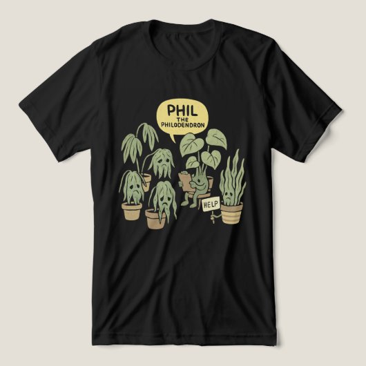 Plant Killer Support Group – Funny Houseplant Tri-Blend Shirt (Design Vorderseite)