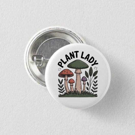 Plant Lady Button (Vorne & Hinten)
