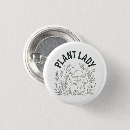 Plant lady button (Vorne & Hinten)