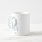Plant Lady Cactus Succulent Gardening Lover Name Kaffeetasse (Vorderseite Links)