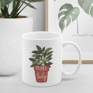 Plant Lady Cute Plant Lovers Kaffeetasse