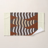 Plant Leaves Abstract Badhandtuch Set (Handtuch)