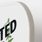 Plant Lover Funny “I’m Not Addicted to My Plants” Pickleball Schläger (Linke Seite)