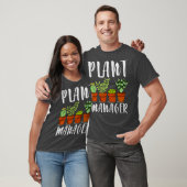 Plant Manager Cactus Flowers Succulent Gardener T-Shirt (Unisex)
