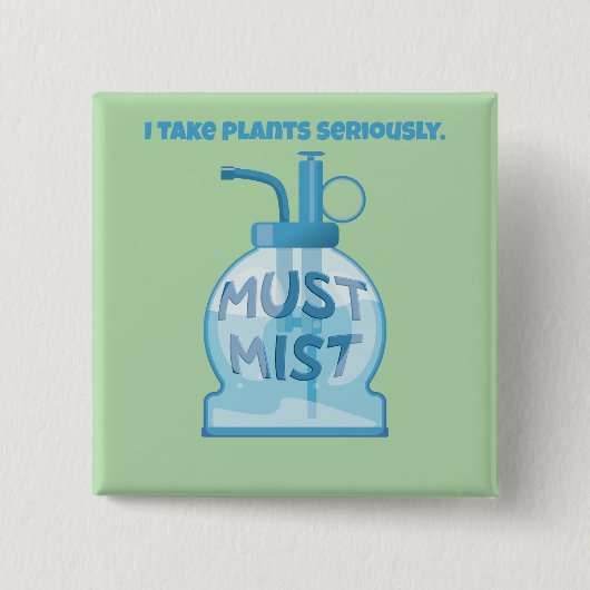 Plant mister misting pot plants button (Vorderseite)