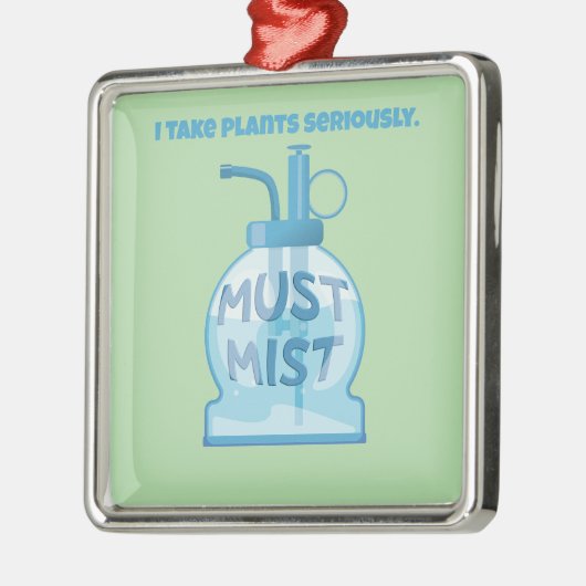 Plant mister misting pot plants ornament aus metall (Links)