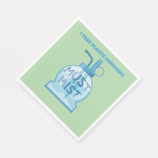 Plant mister misting pot plants serviette (Ecke)