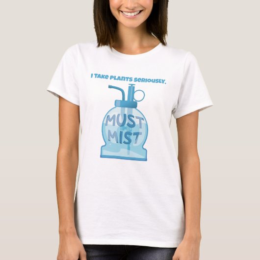 Plant mister misting pot plants T-Shirt (Vorderseite)