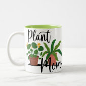 Plant Mom Mug – For the Queen of Green Zweifarbige Tasse (Links)
