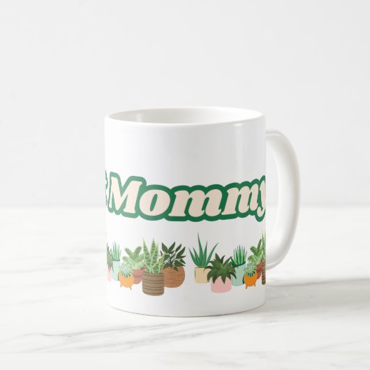 Plant Mommy Classic Mug Kaffeetasse (VorderseiteRechts)