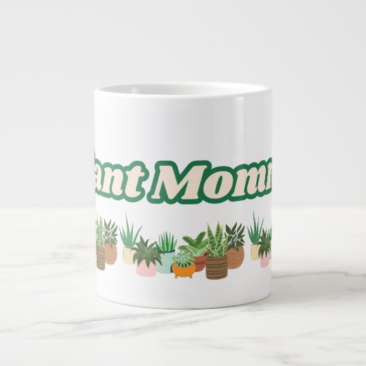 Plant Mommy Jumbo Mug Jumbo-Tasse (Vorderseite)