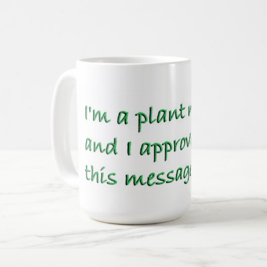 Plant Nerd Mug Kaffeetasse (Vorderseite Links)