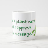 PLANT NERDS UNITE! Jumbo-Tasse (Vorderseite)
