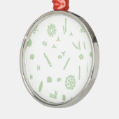 plant plankton silbernes ornament (Links)