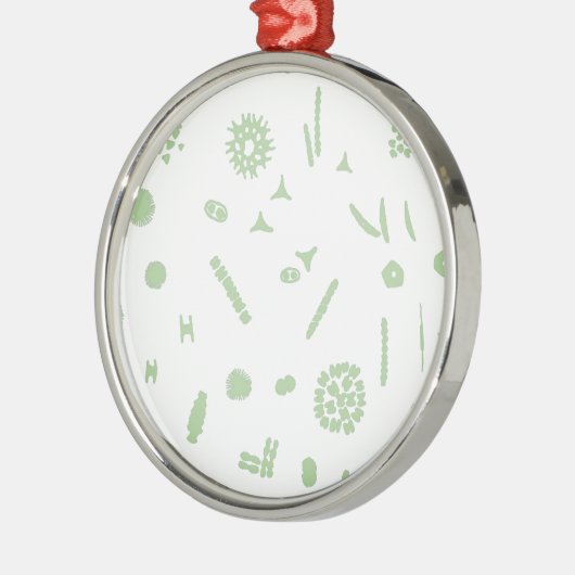 plant plankton silbernes ornament (Links)