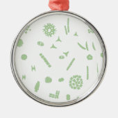 plant plankton silbernes ornament (Vorne)