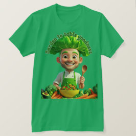 Plant-Powered Chef – Cooking with Kindness T-Shirt
