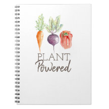 Plant Powered | Healthy Veggies | Watercolor