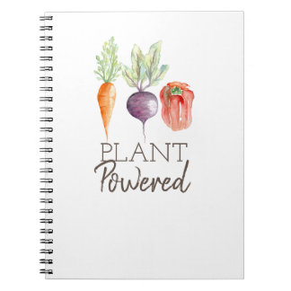 Plant Powered | Healthy Veggies | Watercolor Notizblock