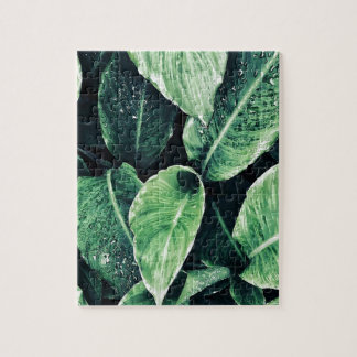 Plant Print Groen Kunst Green Art Puzzle