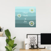 Plant Seeds of Joy Poster (Heimbüro)